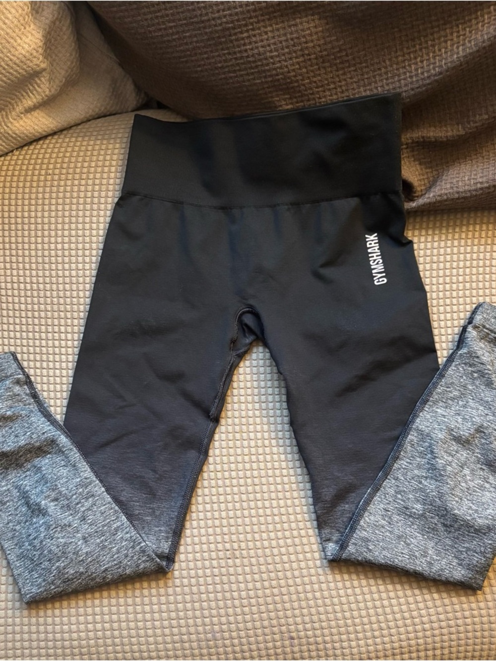 Gymshark Black and Gray ombré Leggings